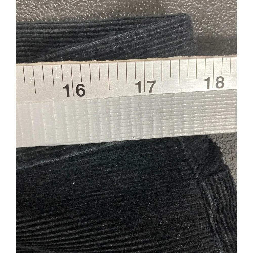 Banana Republic Men 35x32 Corduroy Pants Black Button Fly 100% Cotton‎ Preppy